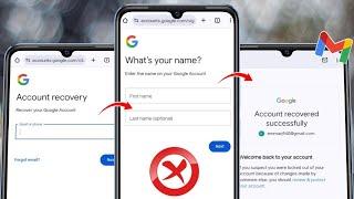 How to Recover Gmail Account Without First Name and Last Name 2024 | Google Account Recovery 2024