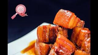 Pork belly "red cooking", almost everyone in China likes that【chinese food recipes】