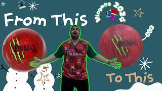 How To Change The Surface Of Your Bowling Ball & WHY Its Important! Vlogmas Day 17!