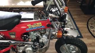 1976 Honda CT70 Tahitian Red Youtube!