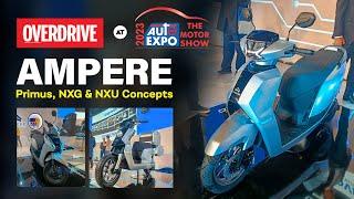 Ampere Primus Scooter, NXG & NXU Concepts At Auto Expo 2023