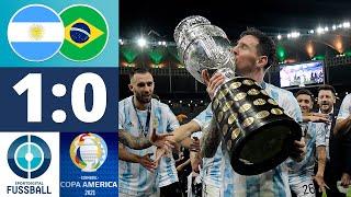 Als Messi Argentinien zum Copa-Titel führte! | Argentinien - Brasilien | Best of Sportdigital