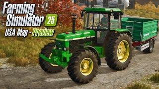  FS25 USA Map Preview  Riverbend Springs - Farming Simulator 25