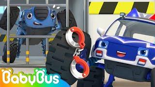 Monster Police Car is Here to Help | Fire Truck, Ambulance | Nursery Rhymes | Kids Songs | BabyBus