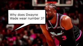 Sports Jokes Why does Dwayne Wade wear number 3