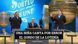 Una niña canta por error El Gordo de Navidad: "Es que un chico me ha dicho que lo cante"