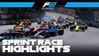 F2 Sprint Race Highlights | 2025 Monaco Grand Prix
