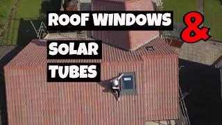 Skylights instead of windows & choosing solar tubes