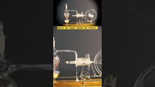 Motor de vapor hecho de vidrio #curiosidades