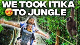 We took Itika to Jungle | Our First family hike | Albeli Ritu