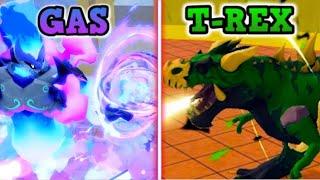 (INSANE DAMAGE) Gas Vs T-Rex In Blox Fruits