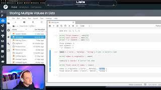 Intro to Python - Storing Values in Lists - VDB Computational Biology