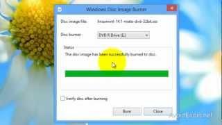 How to Burn an ISO Image to a Disc in Windows 8 .1,  Windows 10