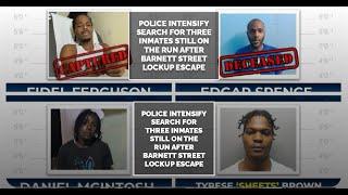 Police Intensify Search for Three Inmates Still on the Run After Barnett Street Lockup Escape!