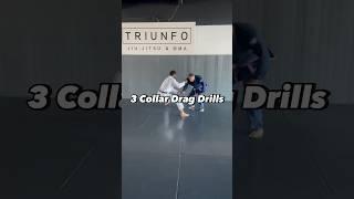 3 Collar Drag Drills.  #jiujitsu #bjj #takedown #brazilianjiujitsu