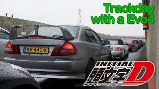 Real Initial D on the track // LanEVO