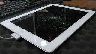 Замена тачскрина Apple Ipad 2 (A1395/A1397/A1396). Разбито стекло сенсора