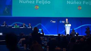 Alberto Núñez Feijóo interviene en el Congreso del Partido Popular Europeo