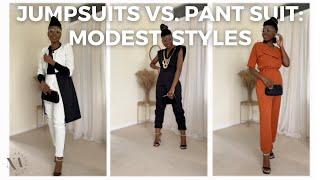 Easy way to ELEVATE Jumpsuits & Trouser Suits | Demure Fashion