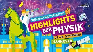 Jonathan bei den Highlights der Physik 2024 in Hannover