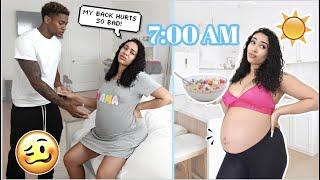 MY PREGNANT MORNING ROUTINE!