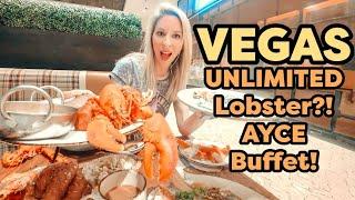 ALL YOU CAN EAT LOBSTER $65 LAS VEGAS Palms AYCE BUFFET! Is it really UNLIMITED Lobster?! 