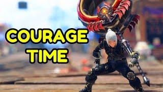 Monster Hunter Sunbreak Smashing With Courage