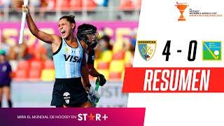 ¡LAS LEONAS DEBUTARON GOLEANDO! | Argentina 4-0 Corea del Sur | Mundial de Hockey femenino | RESUMEN