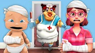 Baby & Mommy TRAPPED By EVIL Nurse!