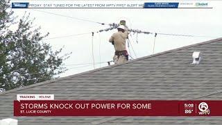 Helene's winds knock out power to Port St. Lucie residents