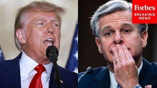 FBI's Wray Asked If Trump's Trials Are 'Coordinated Election Interference' Or 'Just A Coincidence'