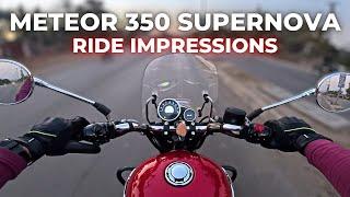 Meteor 350 Supernova Ride Review | Best Cruiser Motorcycle | Motorxone