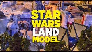 NEW Star Wars Land model reveal moment at D23 Expo 2017 - Galaxy's Edge