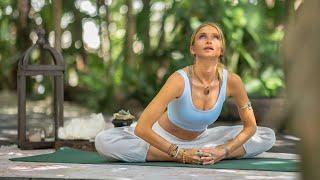 15 Min Full Body Yoga For Stress & Anxiety | Gentle Compassionate Yoga