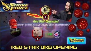 Red Star Orb Opening - 6 RED STAR PULL!!! - Marvel Strike Force!