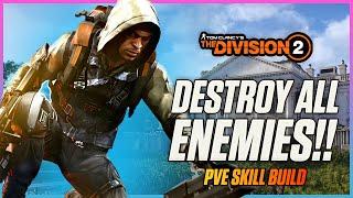 This Exotic Combo IS CRAZY! The Division 2 Solo/Group PVE Skill Build - Waveform/Capacitor Builds