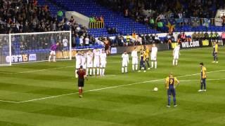 Spurs vs Asteras Tripolis - Harry Kane in goal --- & letting one in :o)