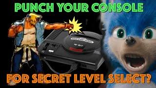 Why does PUNCHING Sonic 3D trigger a Secret Level Select?