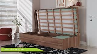 Cama Box Articulável Solteiro 90 Istambul Branco – Art In Móveis