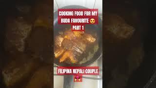 FILIPINA NEPALI VLOG/COOKING FOOD FOR MY BUDA  PART 1