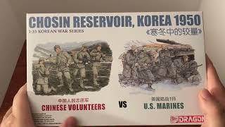 Korean War Chosen Reservoir Korea 1950  1/35 Dragon models figures review