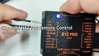 Tutorial video for using the Skydroid H12 Pro Remote Control