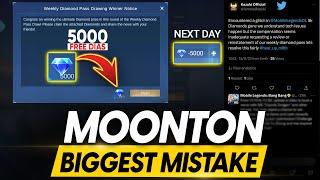 IS THIS MOONTON'S BIGGEST MISTAKE ? | DIAMOND PASS DRAW BUG MLBB