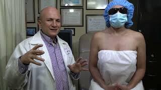 Cleaning of breasts and vagina. Limpieza de pechos y vagina.