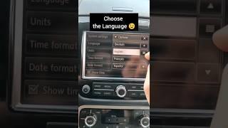 How to Change Language on Volkswagen Display #autoinfo