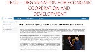 OECD – ORGANISATION FOR ECONOMIC COOPERATION AND  DEVELOPMENT  (आर्थिक सहयोग और विकास संगठन      )