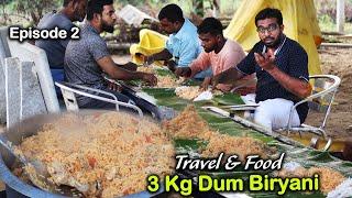 3 Kg Dum Biryani in Firewood Explained | Travel and Food Vlog 2 | Jabbar Bhai