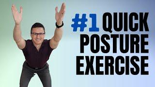 Best Quick Posture Exercise for Back Pain | Dr. Jon Saunders