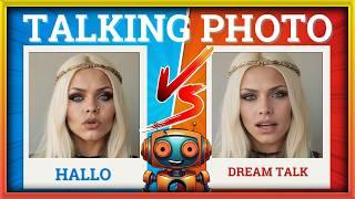 HALLO vs. DreamTalk: Which Free AI Talking Photo App is Better?