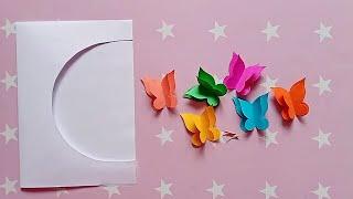 Live ! make a Butterfly greeting card with Bk creative crafts 